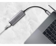 AXAGON 2.5 Gigabit Ethernet, Realtek 8156, ADE-25RC USB-C 3.2 Gen 1, automatyczna instalacja, szara - 1485402 - zdjęcie 3